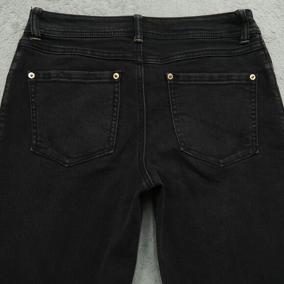 INC International Concepts Jeans Women's 4 Black Low-Rise Skinny 31.5" Inseam - Picture 12 of 16